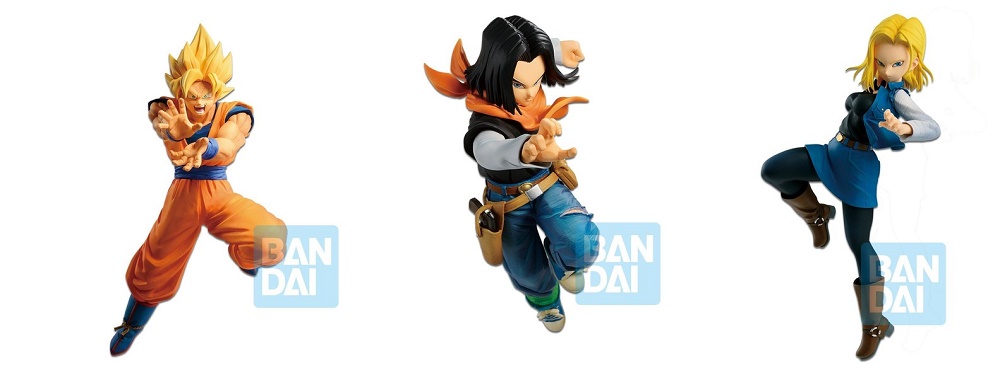 Goku SSJ, C17 e C18 - the android battle - bandai spirits Goku SSJ, C17 e C18 - the android battle - bandai spirits